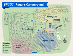 PorcFest Campground map 2017
