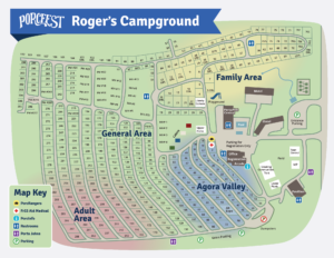 PorcFest campground map 2019