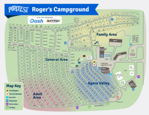 PorcFest campground map 2018
